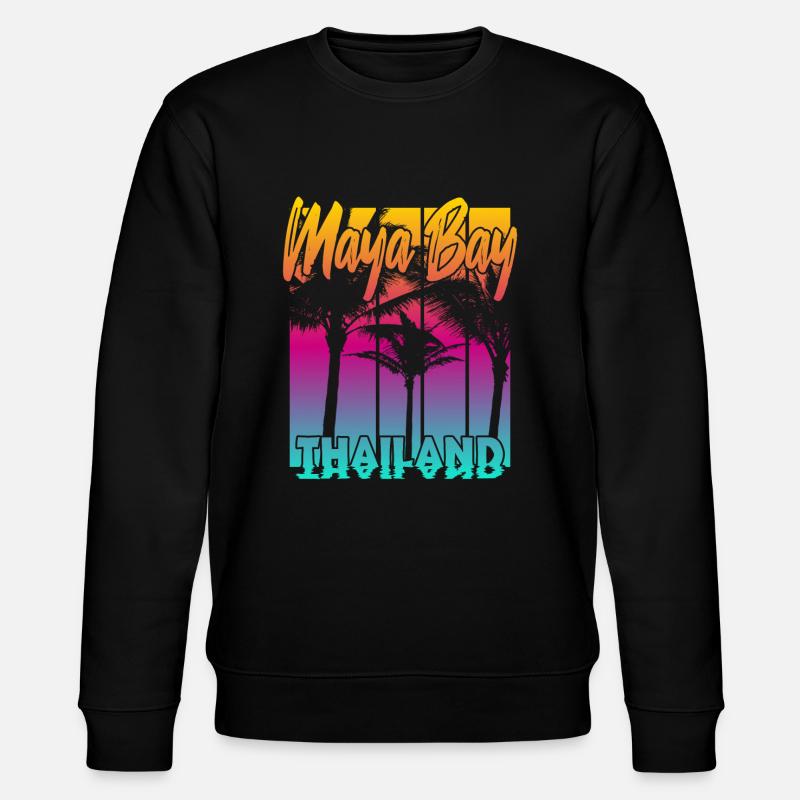 Maya Bay Thailand - Stanley/Stella Unisex Bio-Sweatshirt CHANGER  - Schwarz
