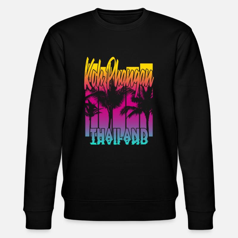 Koh Phangan Thailand - Stanley/Stella Unisex Bio-Sweatshirt CHANGER  - Schwarz