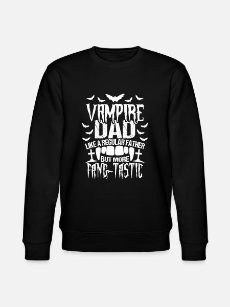 Vampire Papa Halloween - Sweat bio CHANGER Stanley/Stella Unisexe - noir
