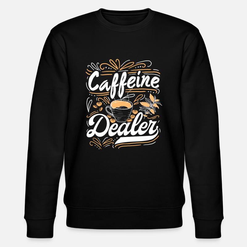 Koffeinhändler Espresso Kaffeebar-liebhaber - Stanley/Stella Unisex Bio-Sweatshirt CHANGER  - Schwarz