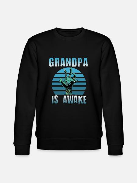 Halloween Grandpa - Stanley/Stella CHANGER Unisex Organic Sweatshirt - black