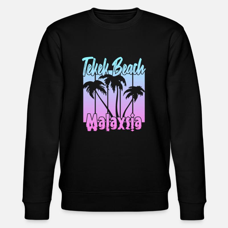 Telek Beach Malaysia - Stanley/Stella Unisex Bio-Sweatshirt CHANGER  - Schwarz