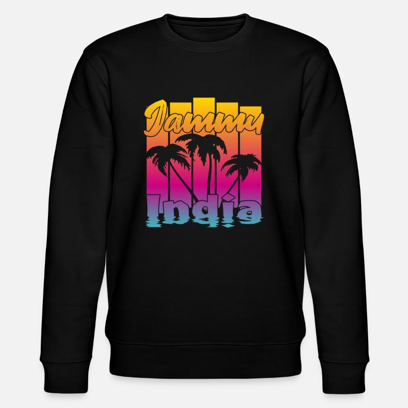 Jammu India Sunset - Stanley/Stella CHANGER Unisex Organic Sweatshirt - black