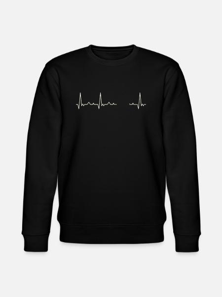 Bil Klassisk 1920'erne. Kærlighed. EKG. Puls. Slå. - Stanley/Stella økologisk unisex-sweatshirt CHANGER  - sort
