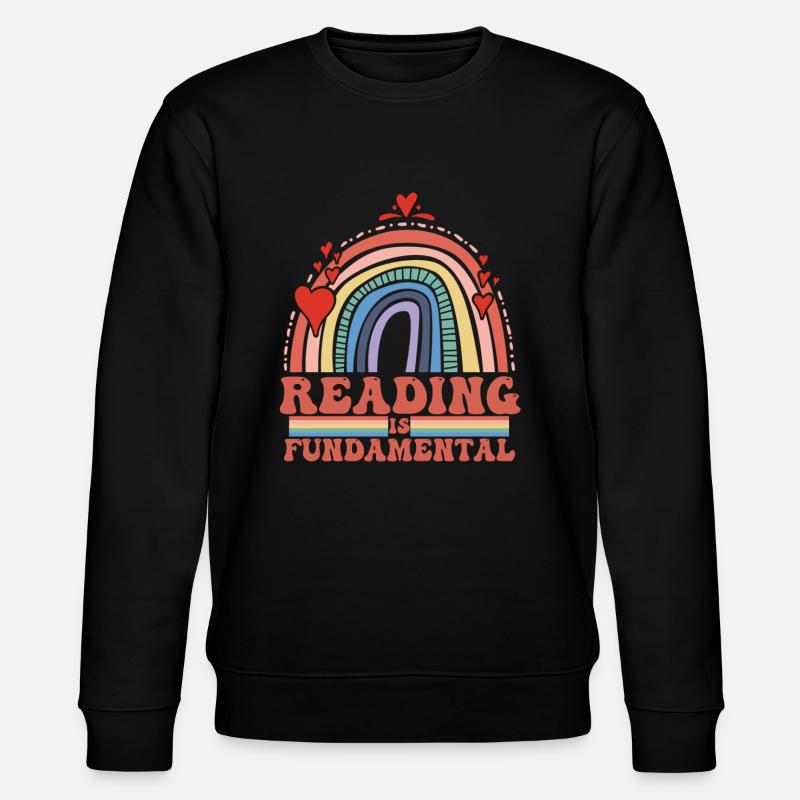 Reading Is Fundamental - Stanley/Stella Unisex Bio-Sweatshirt CHANGER  - Schwarz