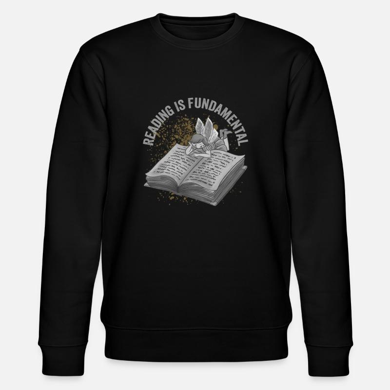 Reading Is Fundamental - Stanley/Stella Unisex Bio-Sweatshirt CHANGER  - Schwarz