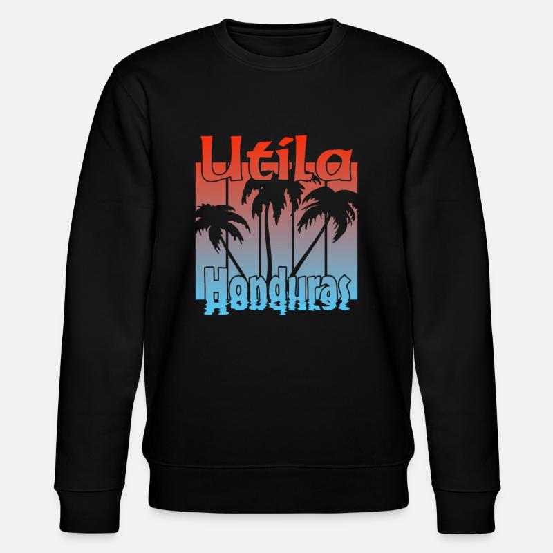 Utila Honduras - Stanley/Stella Unisex Bio-Sweatshirt CHANGER  - Schwarz