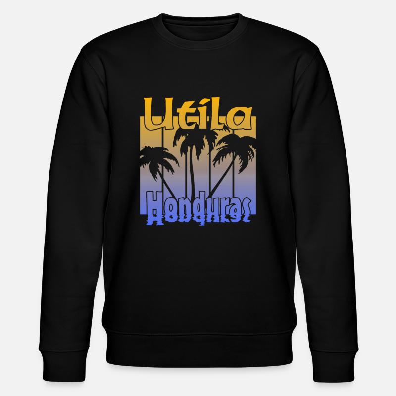 Utila Honduras - Stanley/Stella Unisex Bio-Sweatshirt CHANGER  - Schwarz