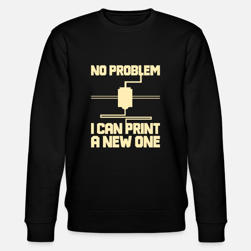 3D Printer 3D Printing - Stanley/Stella CHANGER Unisex Organic Sweatshirt - black