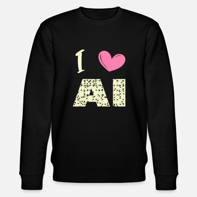 J’aime l’IA - Sweat bio CHANGER Stanley/Stella Unisexe - noir