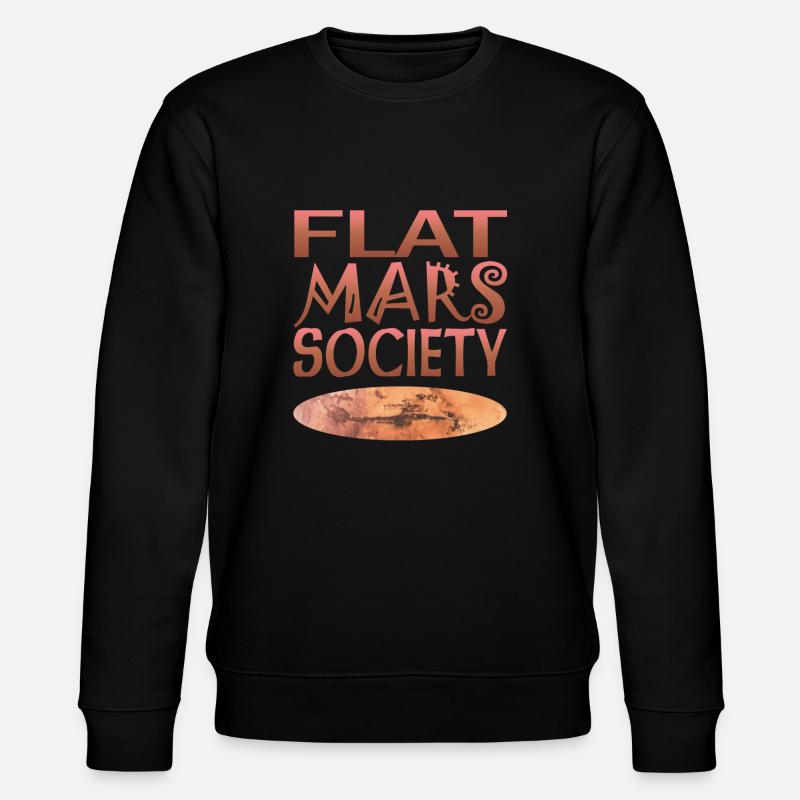 Flat Mars Society - Stanley/Stella Unisex Bio-Sweatshirt CHANGER  - Schwarz