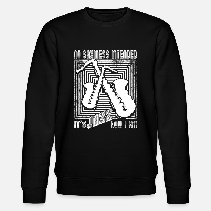 Saxophone Lecteur de saxophone - Sweat bio CHANGER Stanley/Stella Unisexe - noir