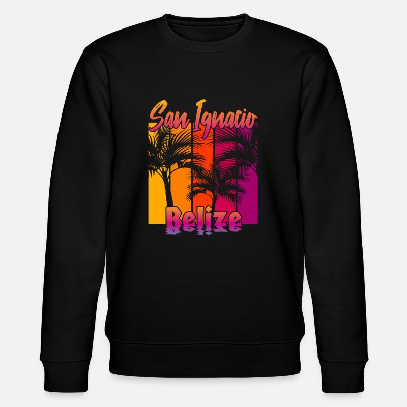 San Ignacio Belize - Stanley/Stella CHANGER Unisex Organic Sweatshirt - black