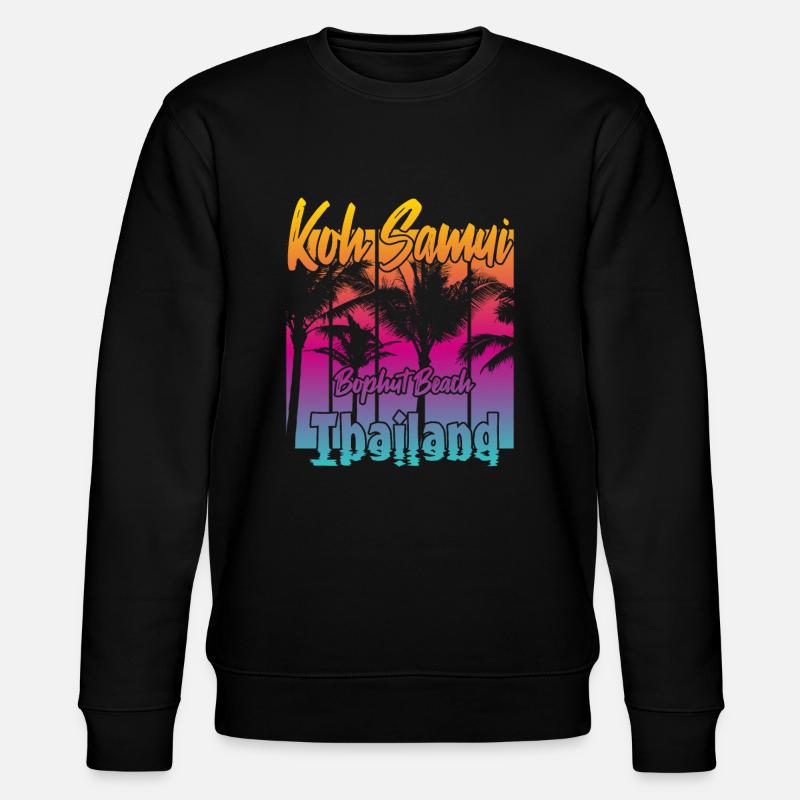 Koh Samui Thailand Bophut Beach - Stanley/Stella CHANGER Unisex Organic Sweatshirt - black