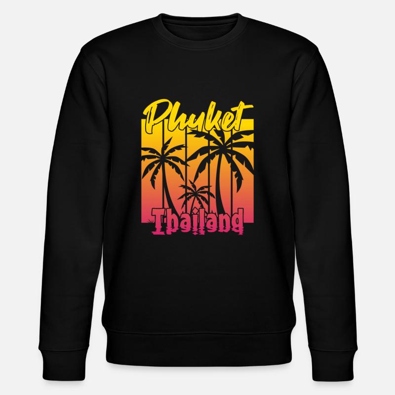 Phuket Thaïlande Coucher de soleil - Sweat bio CHANGER Stanley/Stella Unisexe - noir
