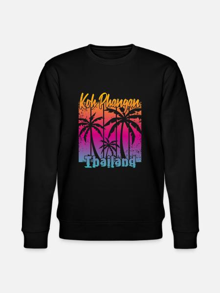 Koh Phangan Thailand - Stanley/Stella CHANGER Unisex Organic Sweatshirt - black