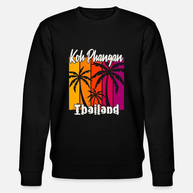Koh Phangan Thailand - Stanley/Stella Unisex Bio-Sweatshirt CHANGER  - Schwarz