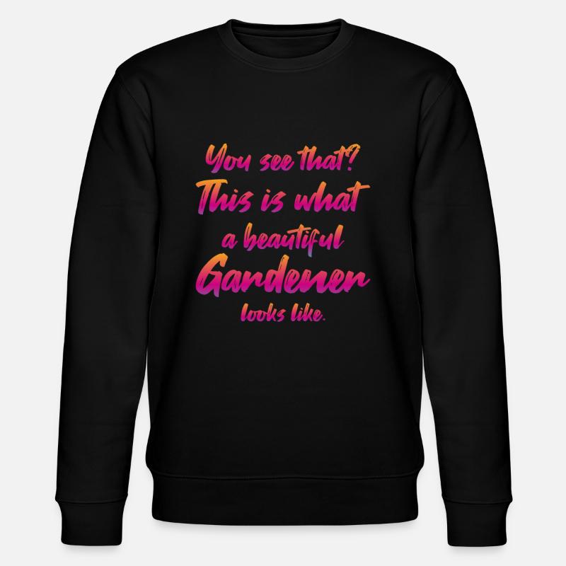 Jardinier Jardinage - Sweat bio CHANGER Stanley/Stella Unisexe - noir