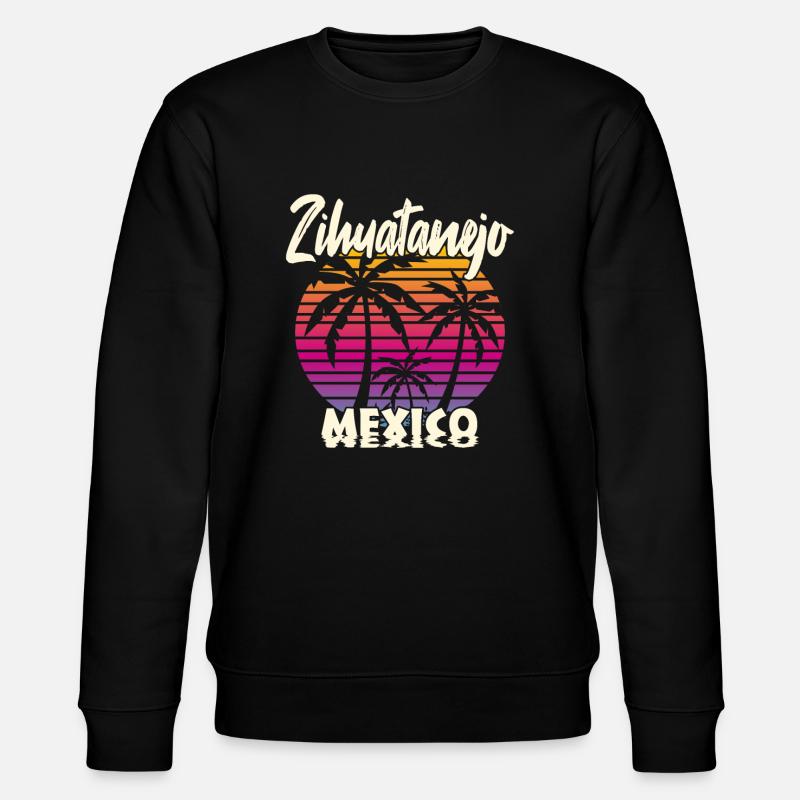Zihuatanejo Mexico - Stanley/Stella Unisex Bio-Sweatshirt CHANGER  - Schwarz