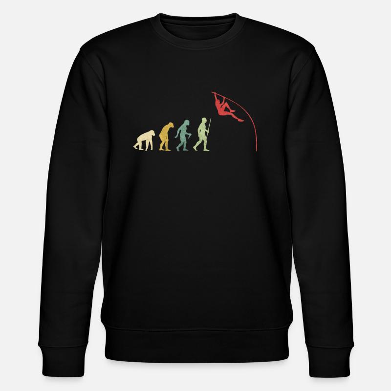 Stangenviertel Jump Evolution - Stanley/Stella Unisex Bio-Sweatshirt CHANGER  - Schwarz
