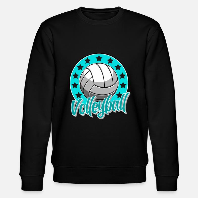 Volley-ball - Sweat bio CHANGER Stanley/Stella Unisexe - noir