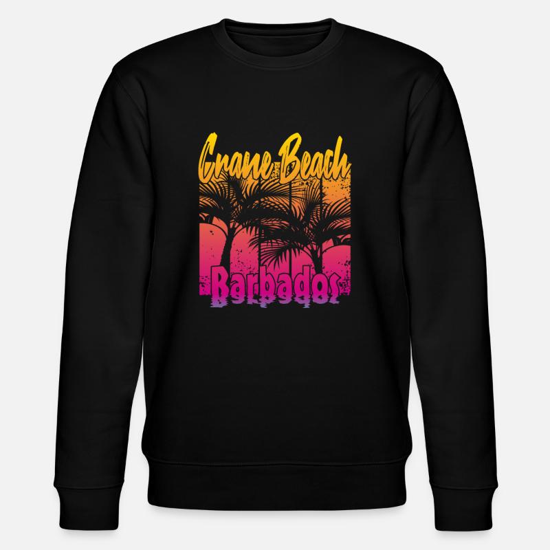 Crane Beach Barbados - Stanley/Stella Unisex Bio-Sweatshirt CHANGER  - Schwarz