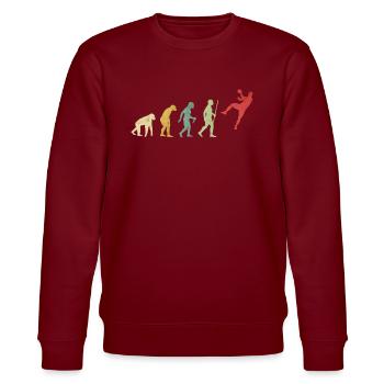Handboll Throw Male Evolution - Sweat bio CHANGER Stanley/Stella Unisexe - bordeaux - Devant - Nik (191cm) & Marisol (170cm)