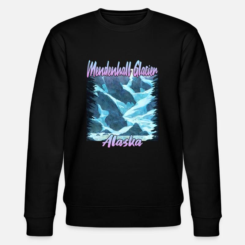 Mendenhall Glacier Alaska - Stanley/Stella Unisex Bio-Sweatshirt CHANGER  - Schwarz