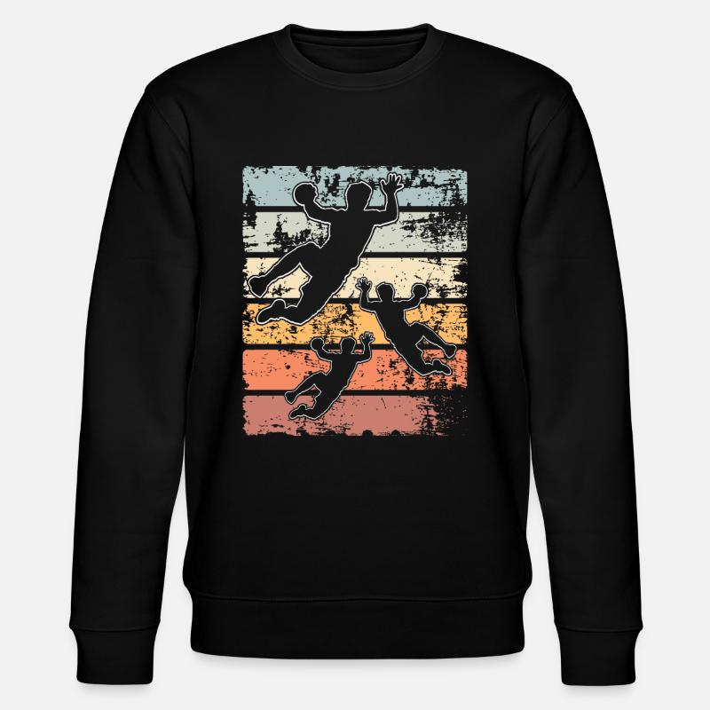 Handball Handball Player - Stanley/Stella CHANGER Unisex Organic Sweatshirt - black