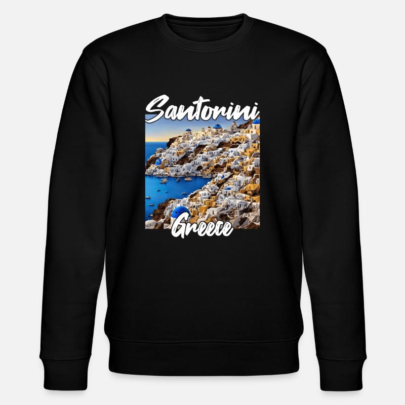 Santorini - Stanley/Stella Unisex Bio-Sweatshirt CHANGER  - Schwarz