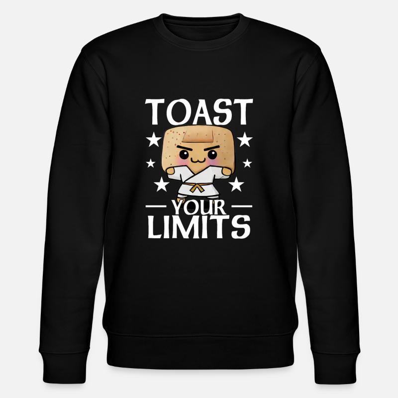 Toast Your Limits - Toast - Stanley/Stella Unisex Bio-Sweatshirt CHANGER - Schwarz