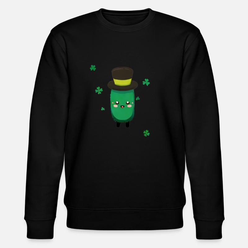 Saint Patrick - Concombre - Sweat bio CHANGER Stanley/Stella Unisexe - noir