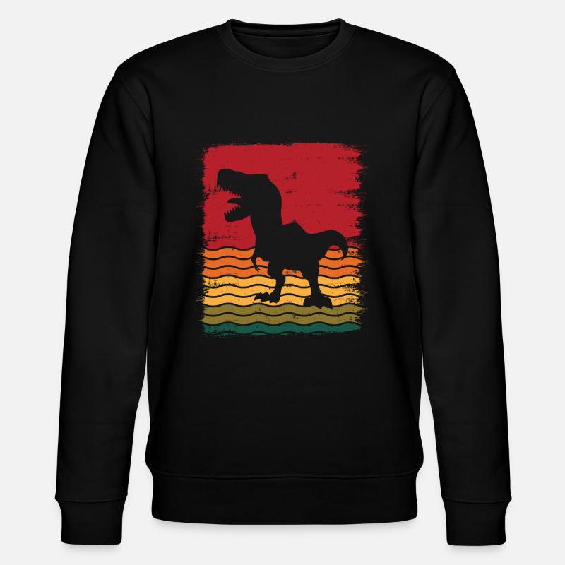 T-Rex - Stanley/Stella Unisex Bio-Sweatshirt CHANGER  - Schwarz
