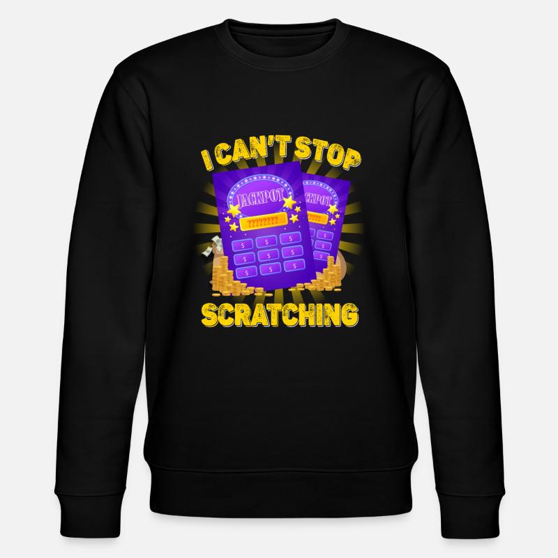 I Can't Stop Scratching - Stanley/Stella CHANGER Unisex Organic Sweatshirt - black