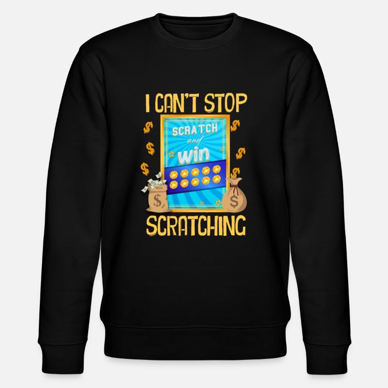 I Can't Stop Scratching - Stanley/Stella CHANGER Unisex Organic Sweatshirt - black