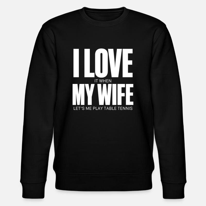 Ping-pong - Sweat bio CHANGER Stanley/Stella Unisexe - noir