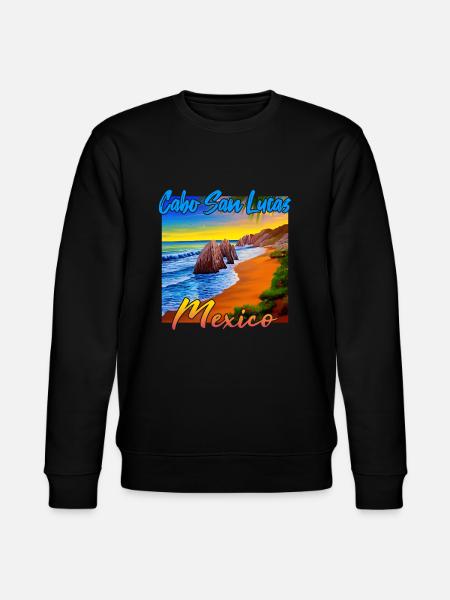 Cabo San Lucas Sunset - Stanley/Stella CHANGER Unisex Organic Sweatshirt - black