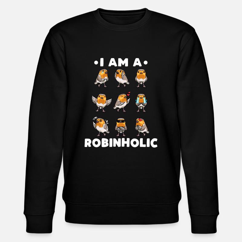 Robin Oiseau Robinholic - Sweat bio CHANGER Stanley/Stella Unisexe - noir
