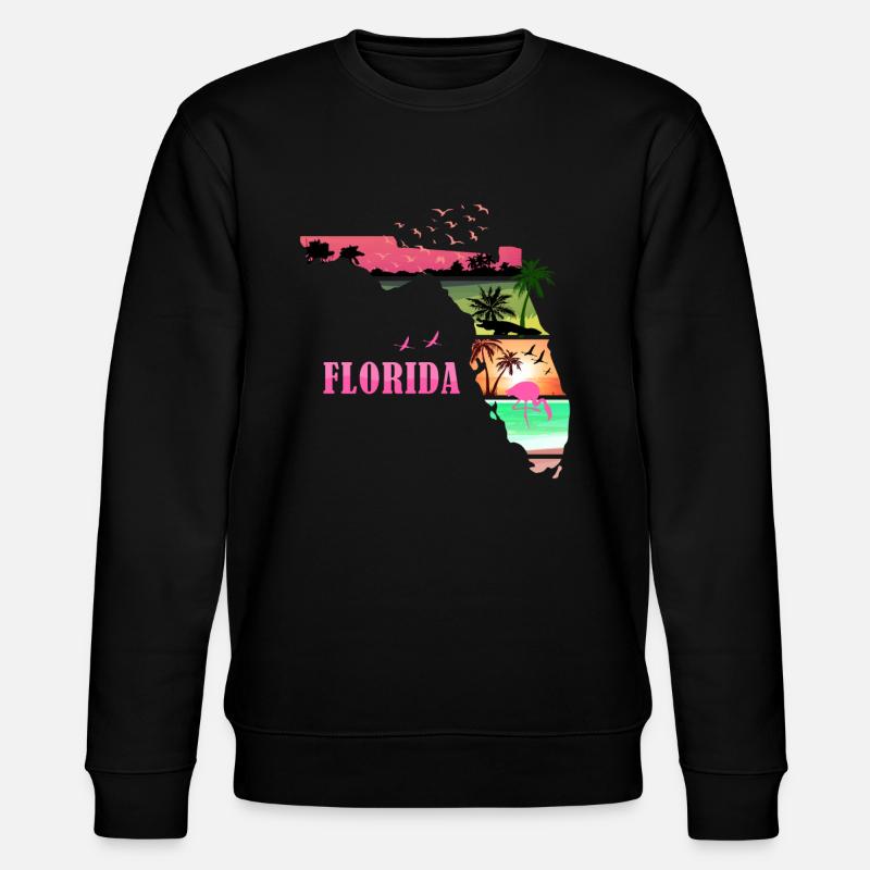 Florida Sunset Summer - Sweat bio CHANGER Stanley/Stella Unisexe - noir