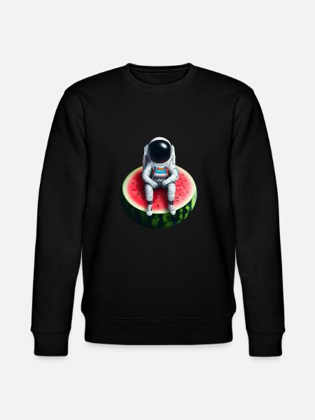 Astronaute sur pastèque - Sweat bio CHANGER Stanley/Stella Unisexe - noir