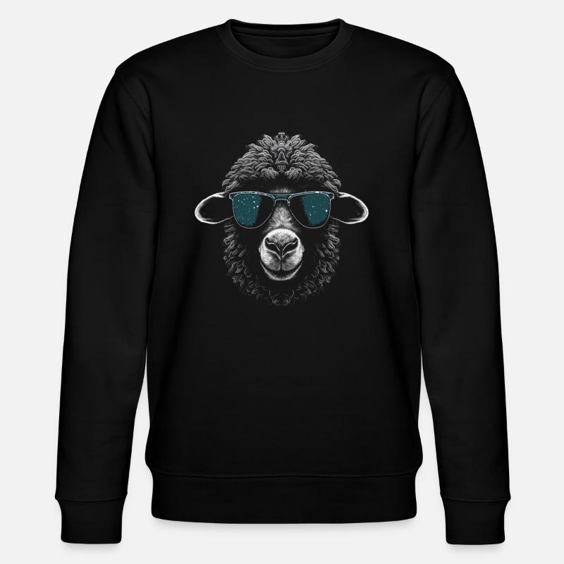 Lunettes de soleil de mouton - Sweat bio CHANGER Stanley/Stella Unisexe - noir