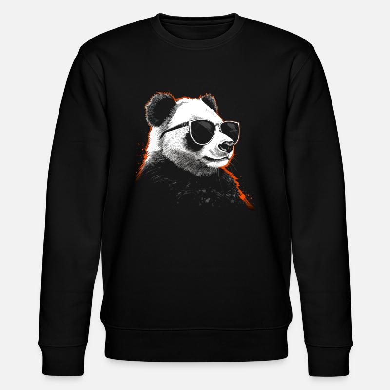Lunettes de soleil panda - Sweat bio CHANGER Stanley/Stella Unisexe - noir