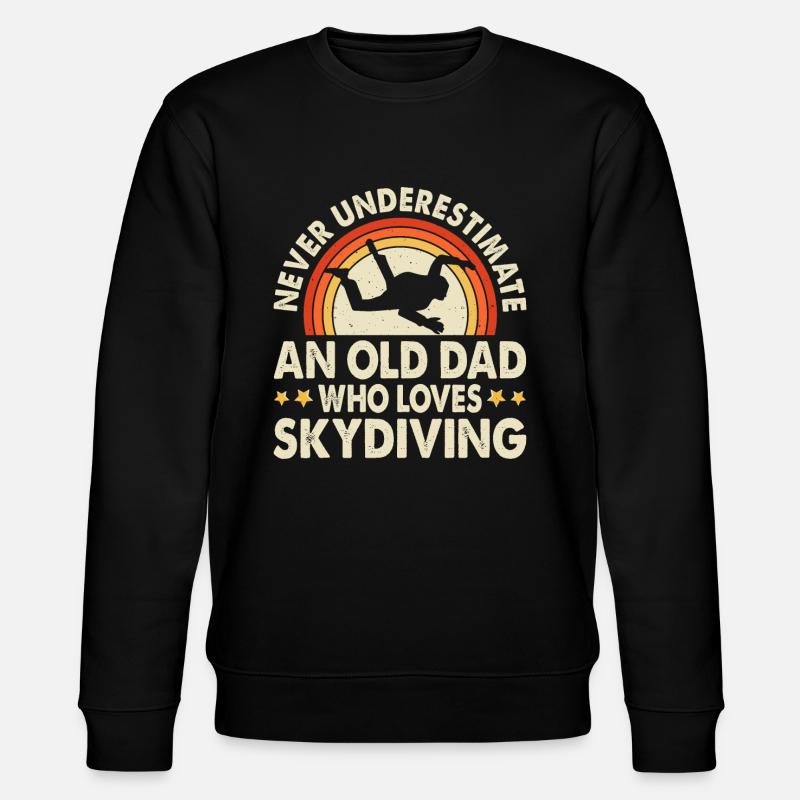 Parachutisme - Sweat bio CHANGER Stanley/Stella Unisexe - noir