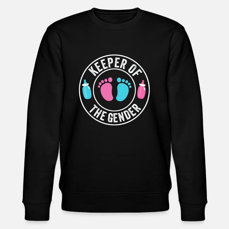 Hüter des Geschlechts - Stanley/Stella Unisex Bio-Sweatshirt CHANGER  - Schwarz