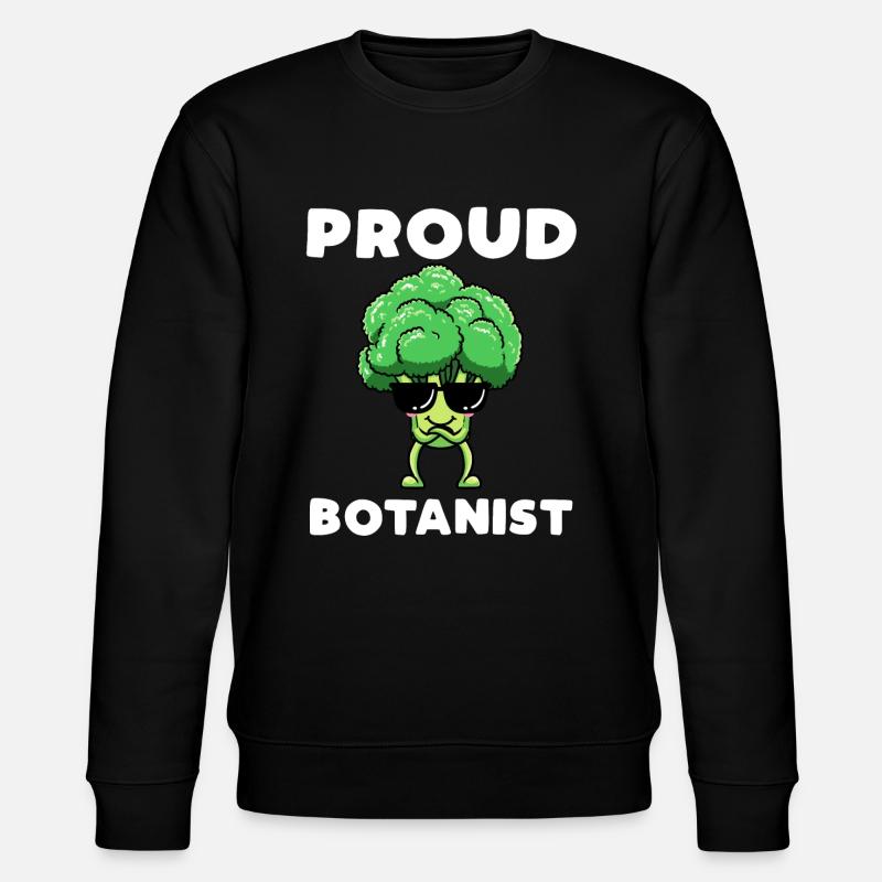Proud Botanist Broccoli - Stanley/Stella CHANGER Unisex Organic Sweatshirt - black