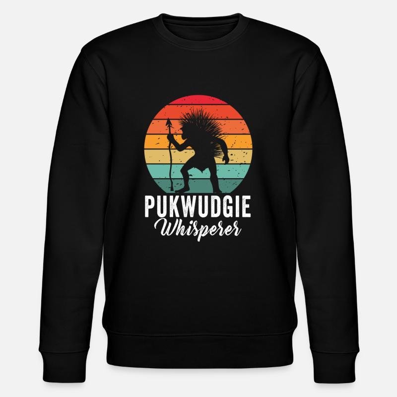 Pukwudgie Kryptide Folklore Mythen - Stanley/Stella Unisex Bio-Sweatshirt CHANGER  - Schwarz