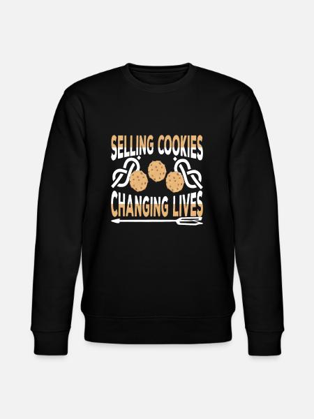 Selling Cookies Changing Lives - Stanley/Stella CHANGER Unisex Organic Sweatshirt - black
