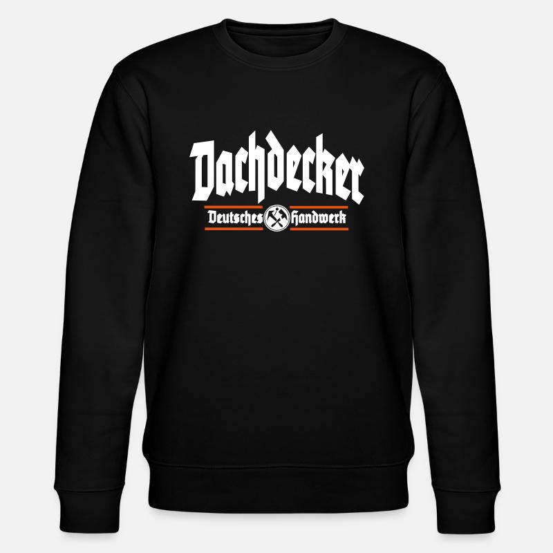Dachdecker Deutsches Handwerk - Stanley/Stella Unisex Bio-Sweatshirt CHANGER  - Schwarz