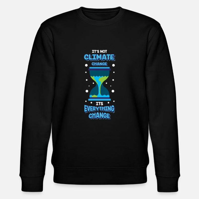 Climate Change - Climate Change - Stanley/Stella CHANGER Unisex Organic Sweatshirt - black