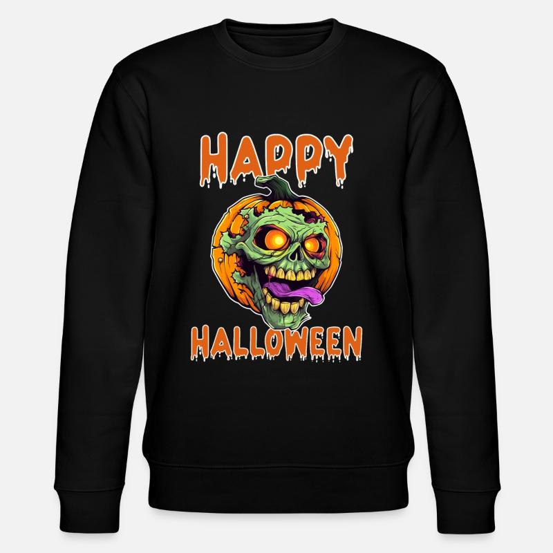 Joyeux Halloween zombie - Sweat bio CHANGER Stanley/Stella Unisexe - noir